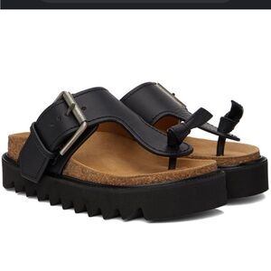 Acne Studios Platform Sandals in Black, IT40